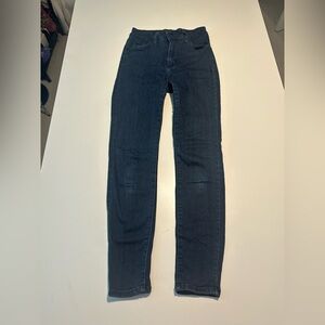 Just black blue jeans size 25